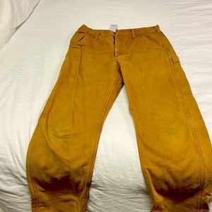 Carhartt flannel work pants 32x32